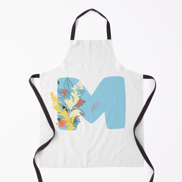 Item preview, Floral Monogram | Blue M designed and sold by MillwoodEngrave.