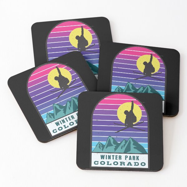 Item preview, Ski Winter Park Colorado Retro Sunset designed and sold by JordanHolmes.