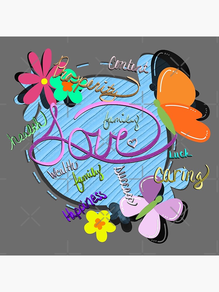FAMILY LOVE SUCCESS LUCK HAPPINESS HEALTH CARING WEALTH