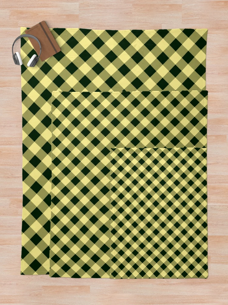 Thumbnail 5 of 6, Throw Blanket, Diagonal Chess Pattern designed and sold by RafaelLima7.