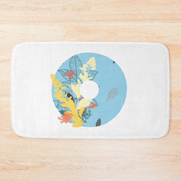 Item preview, Floral Monogram | Blue O designed and sold by MillwoodEngrave.