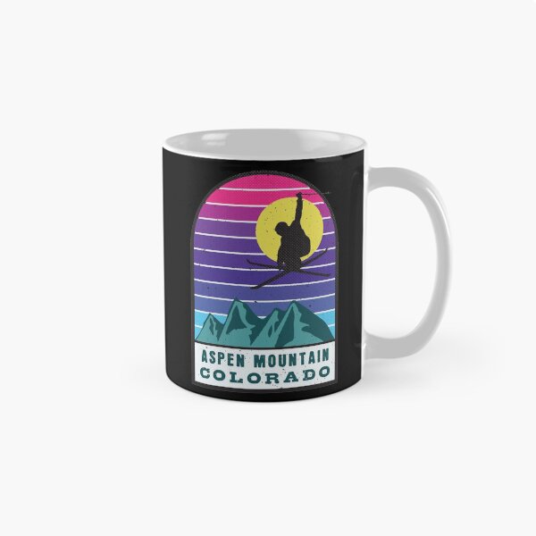Item preview, Aspen Mountain Colorado Retro Sunset designed and sold by JordanHolmes.