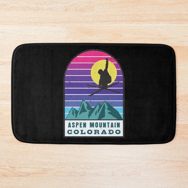 Item preview, Aspen Mountain Colorado Retro Sunset designed and sold by JordanHolmes.