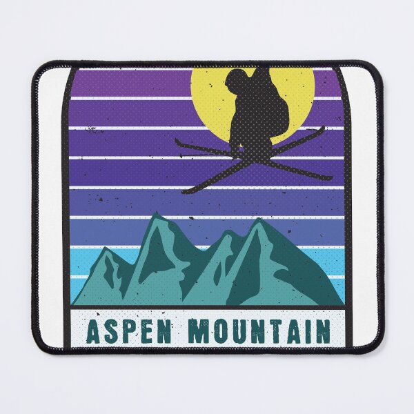 Item preview, Aspen Mountain Colorado Retro Sunset designed and sold by JordanHolmes.