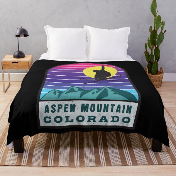 Item preview, Aspen Mountain Colorado Retro Sunset designed and sold by JordanHolmes.