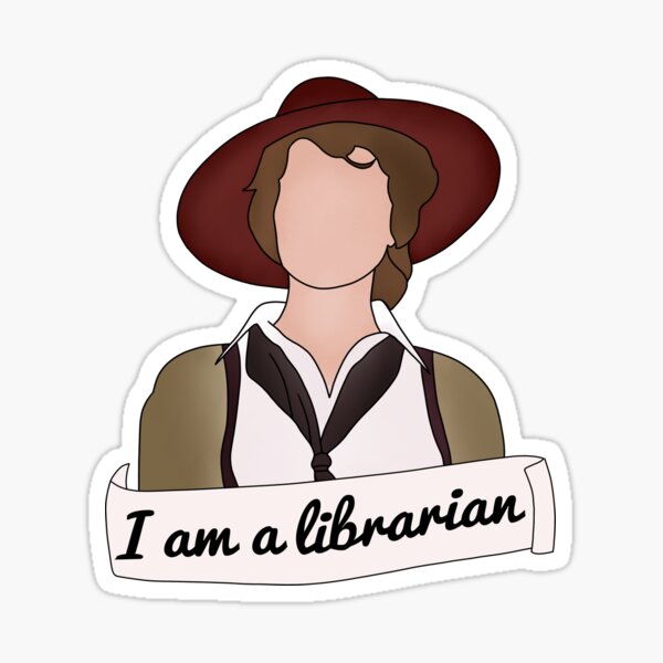I am a librarian Sticker