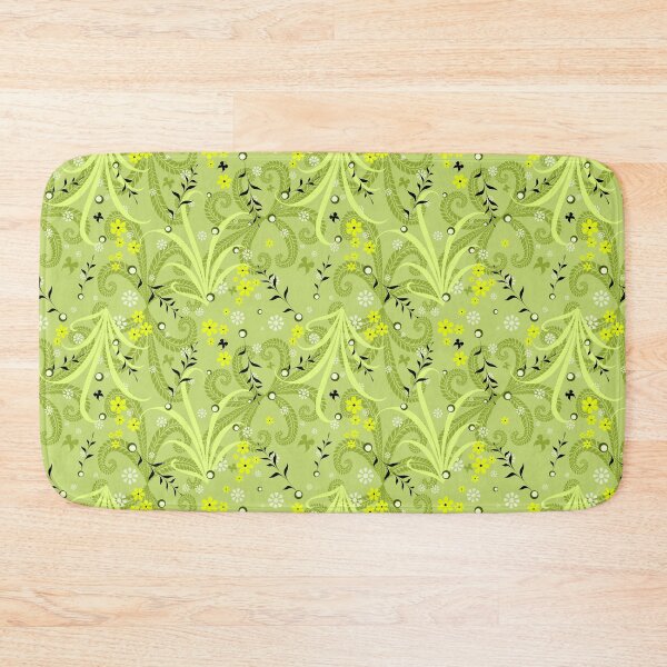 Item preview, Black and Green Foliage Pattern designed and sold by RafaelLima7.