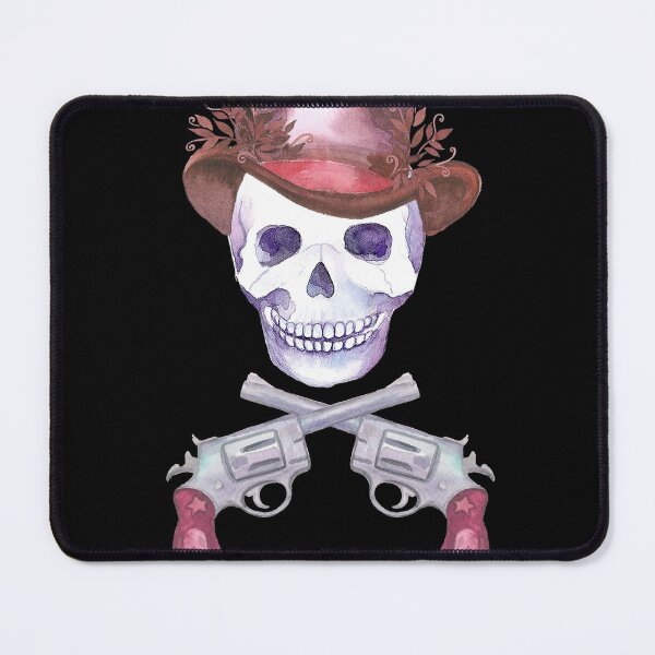 Item preview, White skull with pink hat designed and sold by Valdilana.
