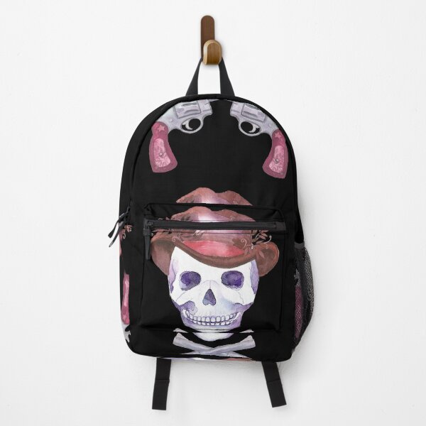 Item preview, White skull with pink hat designed and sold by Valdilana.