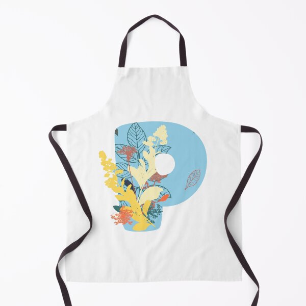 Item preview, Floral Monogram | Blue P designed and sold by MillwoodEngrave.