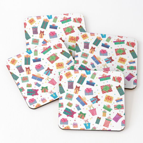 Item preview, Holiday Gifts Print, Colorful and whimsical Print for Christmas  designed and sold by FionaStokes.
