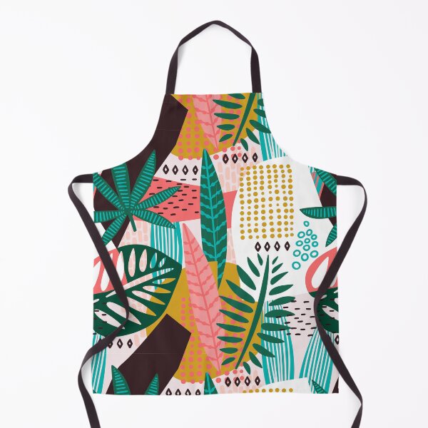 Item preview, Abstract Tropical Vibe Leafy Pattern designed and sold by urban-color.