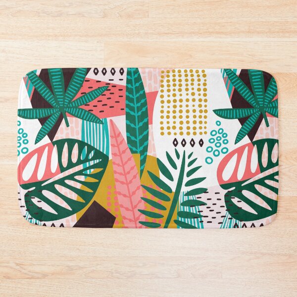 Item preview, Abstract Tropical Vibe Leafy Pattern designed and sold by urban-color.