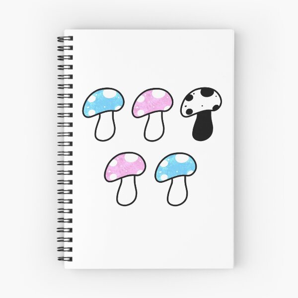 Item preview, Transgender Pride Shrooms designed and sold by woodzby.