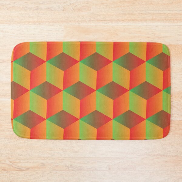 Item preview, Modern Abstract 3D Gradient illusion cubes pattern  designed and sold by Yasminepatterns .