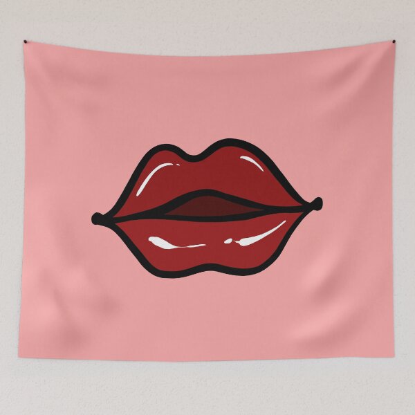 Item preview, Sexy Girl Bright Red Lips  designed and sold by thecooltable.