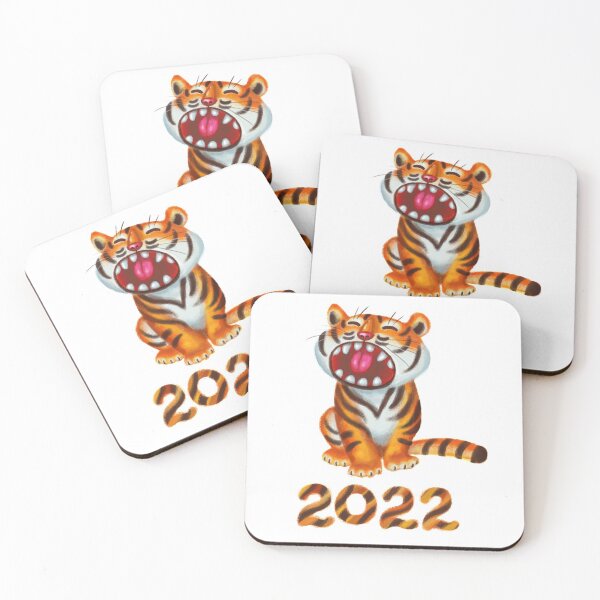 Item preview, Angry little tiger cub, symbol of the year 2022 designed and sold by Galo4ka555.