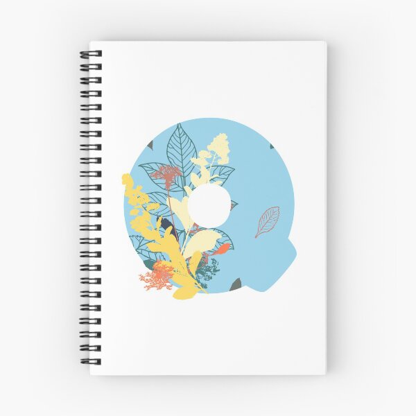 Item preview, Floral Monogram | Blue Q designed and sold by MillwoodEngrave.