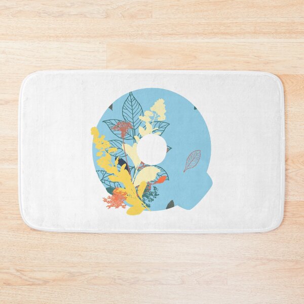 Item preview, Floral Monogram | Blue Q designed and sold by MillwoodEngrave.