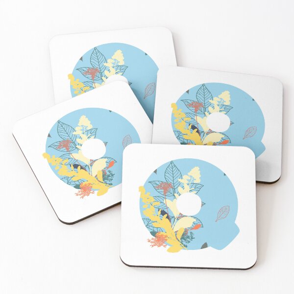 Item preview, Floral Monogram | Blue Q designed and sold by MillwoodEngrave.