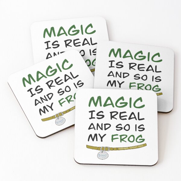 Item preview, Magic is real and so is my frog designed and sold by thetiredmermaid.
