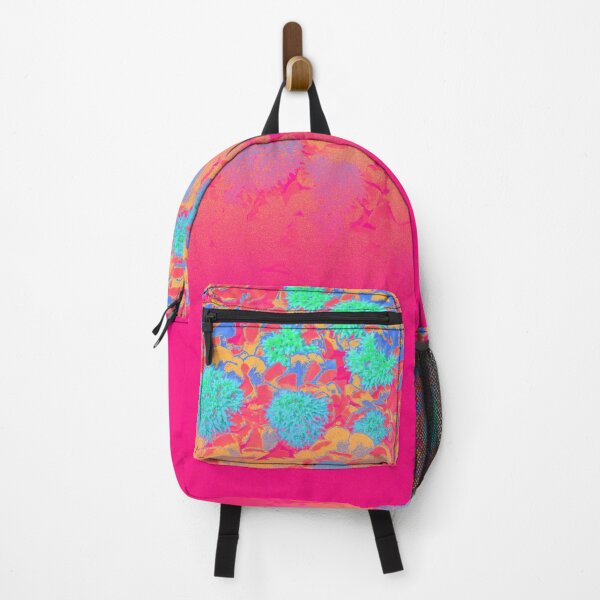 Item preview, Floral Abstract Magenta, Cyan and Orange Gradient designed and sold by IraNiva.