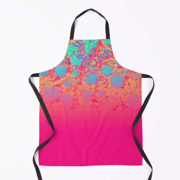 Artikelvorschau, Floral Abstrakter Magenta, Cyan und Orange Farbverlauf entworfen und verkauft von IraNiva.