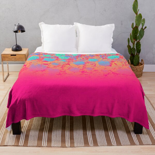 Item preview, Floral Abstract Magenta, Cyan  and Orange Gradient designed and sold by IraNiva.
