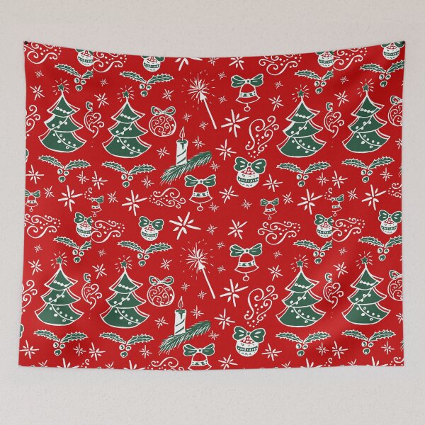 Item preview, Dachshunds Christmas Sweater Pattern , christmas trees designed and sold by Alan-NY.