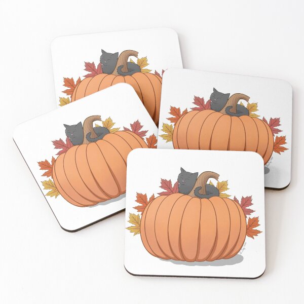 Item preview, Catnap on a Pumpkin designed and sold by LittleSunShoppe.