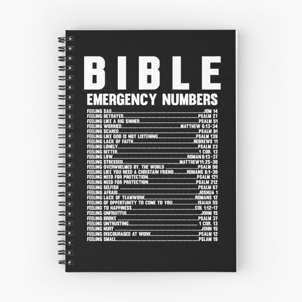 Item preview, Bible Emergency Numbers Hotline Classic designed and sold by LAXIR.