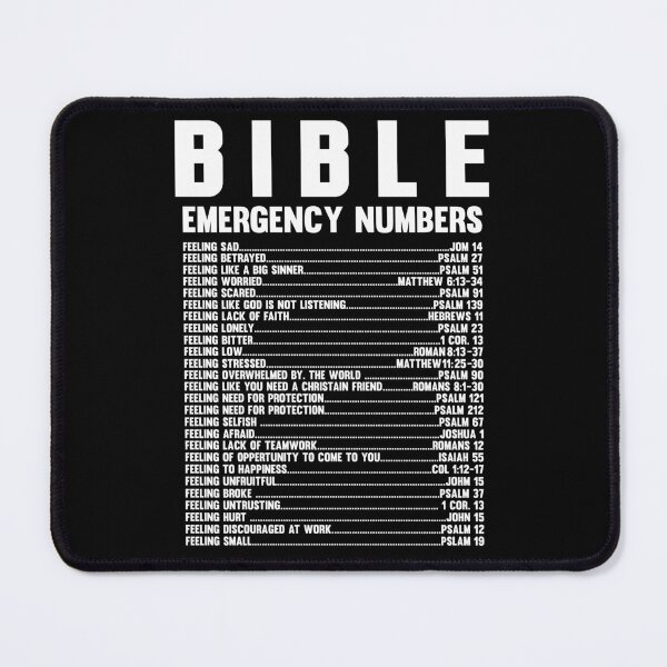 Item preview, Bible Emergency Numbers Hotline Classic designed and sold by LAXIR.
