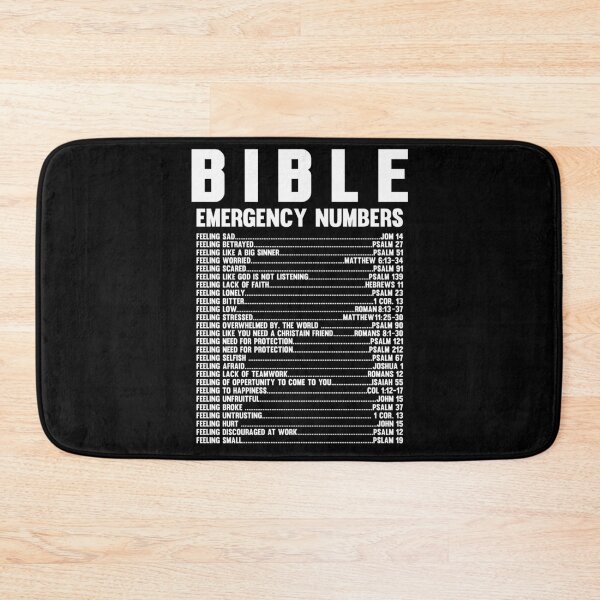 Item preview, Bible Emergency Numbers Hotline Classic designed and sold by LAXIR.