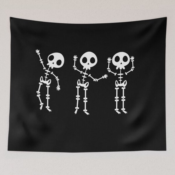 Item preview, Minimalist Art White Skeletons. designed and sold by HybridoStore.