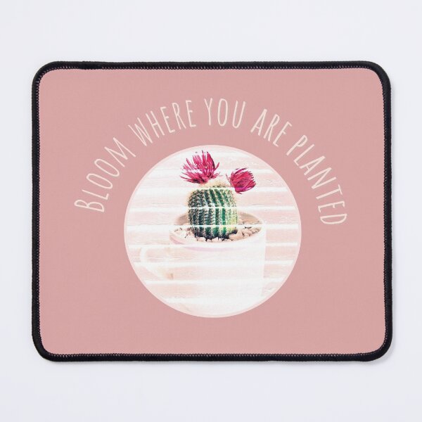 Item preview, Bloom where you are planted cacus nature designed and sold by myseptember18th.