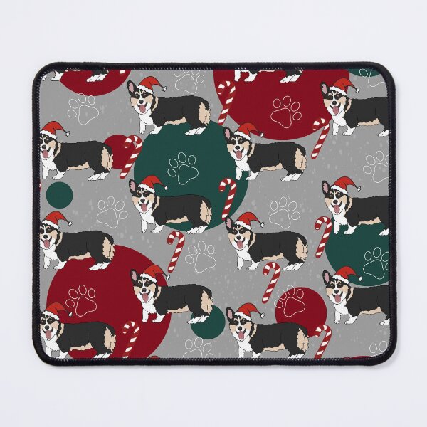 Item preview, Christmas Corgi Pattern-Red/Green designed and sold by KantstandyaC.