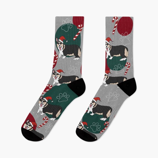 Item preview, Christmas Corgi Pattern-Red/Green designed and sold by KantstandyaC.