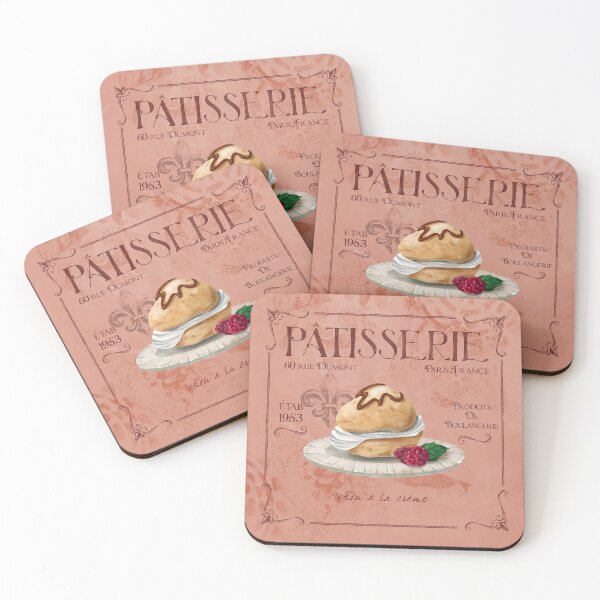 Item preview, Patisserie Art, Cream Puff Pastry, French Decor designed and sold by FionaStokes.