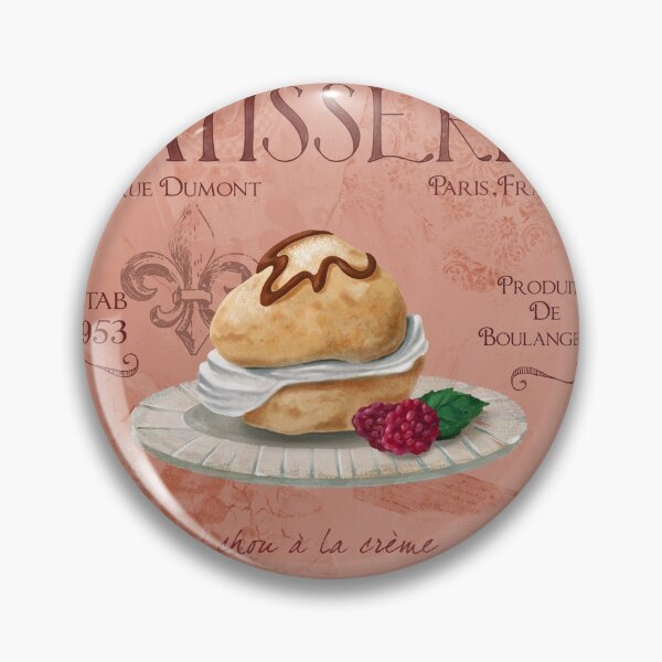 Item preview, Patisserie Art, Cream Puff Pastry, French Decor designed and sold by FionaStokes.