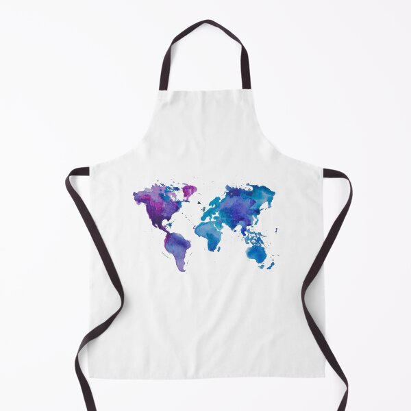 Item preview, Watercolor Map of the World designed and sold by Doodles.