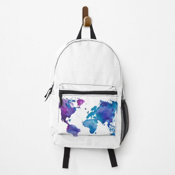 Item preview, Watercolor Map of the World designed and sold by Doodles.