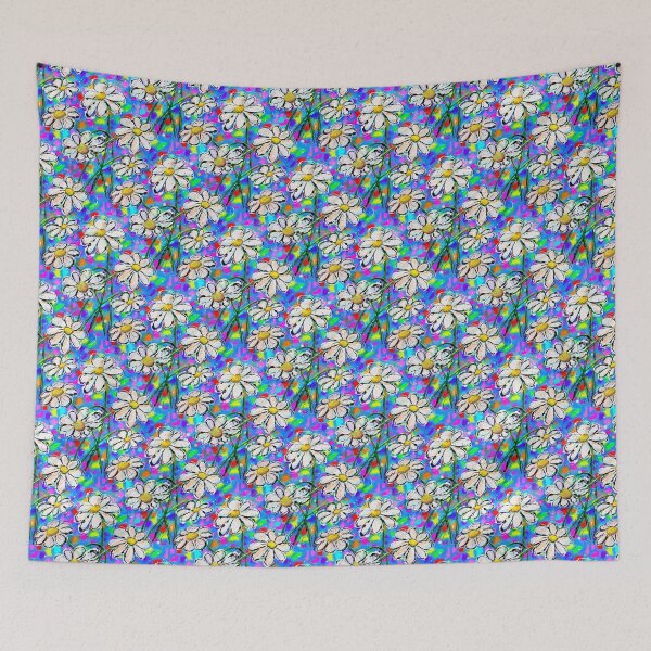 Item preview, Rainbow Daisy Field designed and sold by Christina Mitchell.