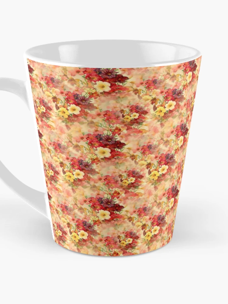 Thumbnail 3 of 4, Coffee Mug, Colorful Flowers Pattern designed and sold by RafaelLima7.