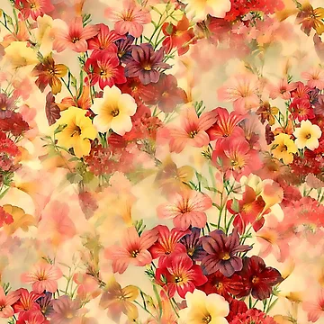 Artwork thumbnail, Colorful Flowers Pattern by RafaelLima7