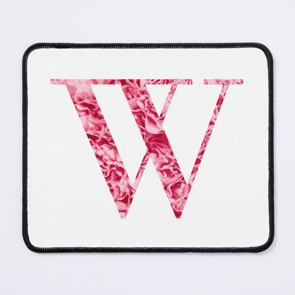 Item preview, Letter W - Light Pink Flowers designed and sold by CiaraPrints.
