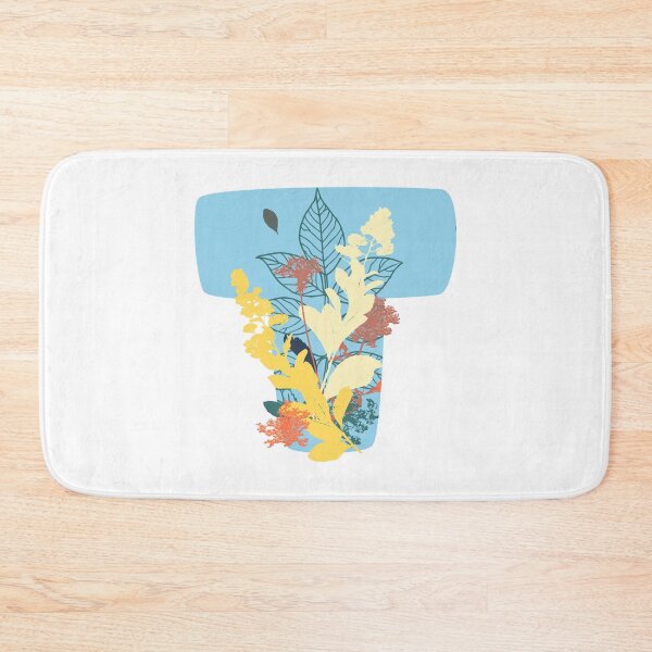 Item preview, Floral Monogram | Blue T designed and sold by MillwoodEngrave.