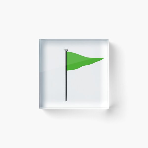 Item preview, green flag designed and sold by majinjoni.