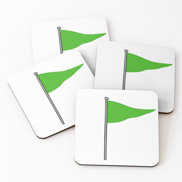 Item preview, green flag designed and sold by majinjoni.