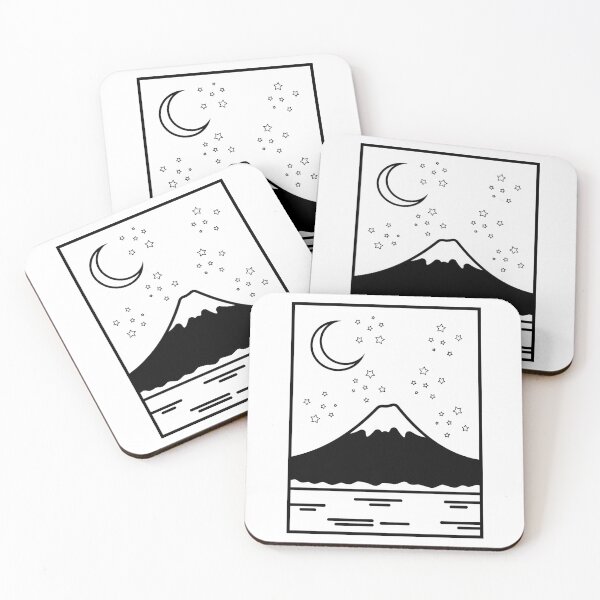 Item preview, Mt. Fuji at Night designed and sold by BlkBearyDesigns.