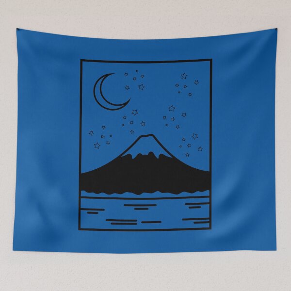 Item preview, Mt. Fuji at Night designed and sold by BlkBearyDesigns.